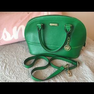Anne Klein Kelly Green Dome Purse
